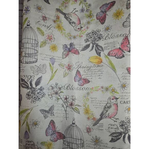 Rectangular Spring Butterfly Tablecloth - Picture 3 of 3